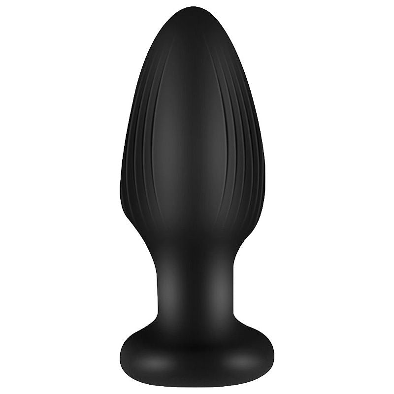 Plug Anal em Silicone com Rotação e Luz de Led - Recarregável e App - 9,6x3,6