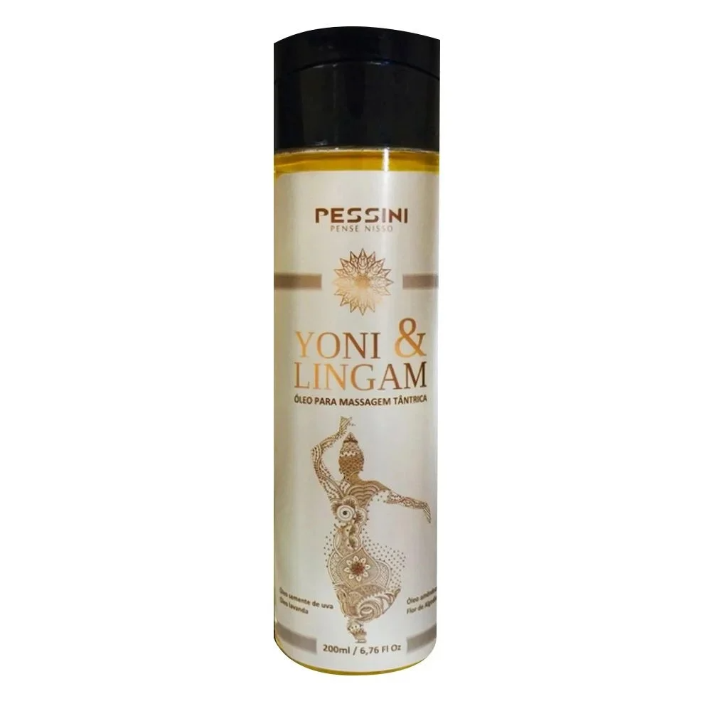 ÓLEO YONI & LINGAM MASSAGEM TÂNTRICA 200ML PESSINI
