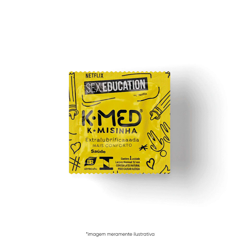 Preservativos K-Misinha Extralubrificaaada K-Med Sex Education