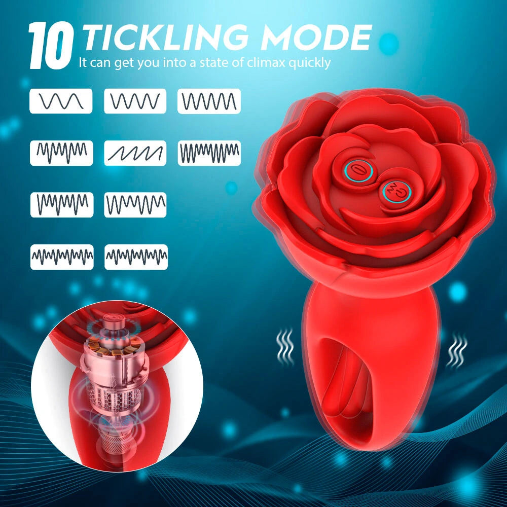 Plug Anal com Vibração - Flowers: Controle Sensações de Prazer