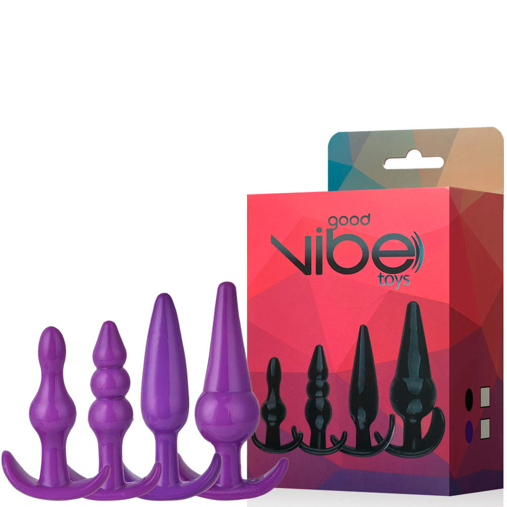 Kit com 4 Plug Anais com Alça Texturas - Good Vibes Toys