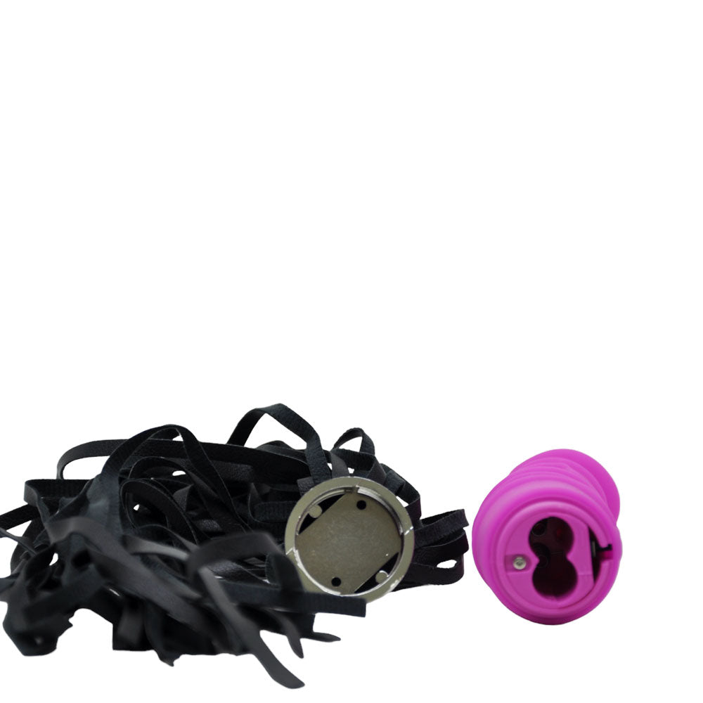 Vibrador Chicote Multivelocidade com Formato de Pênis 15 cm x 3 cm