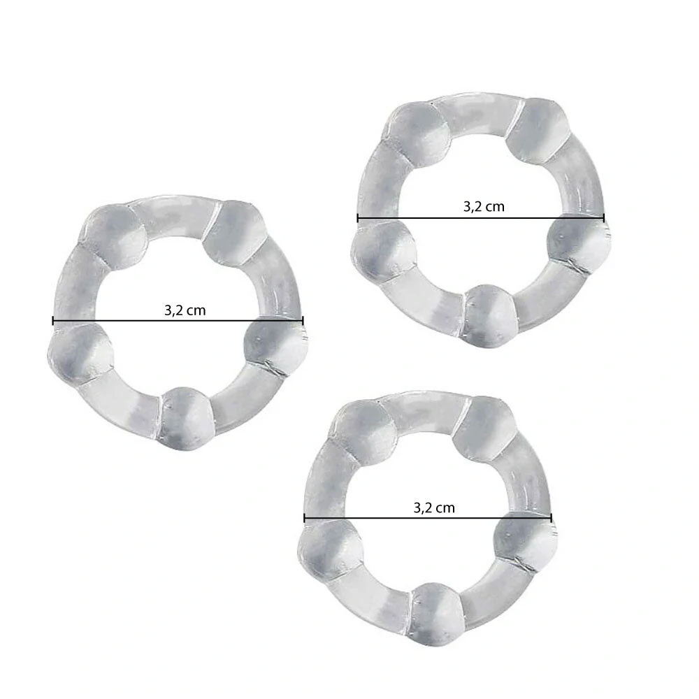 Anel Peniano - Kit com 3 Unidades