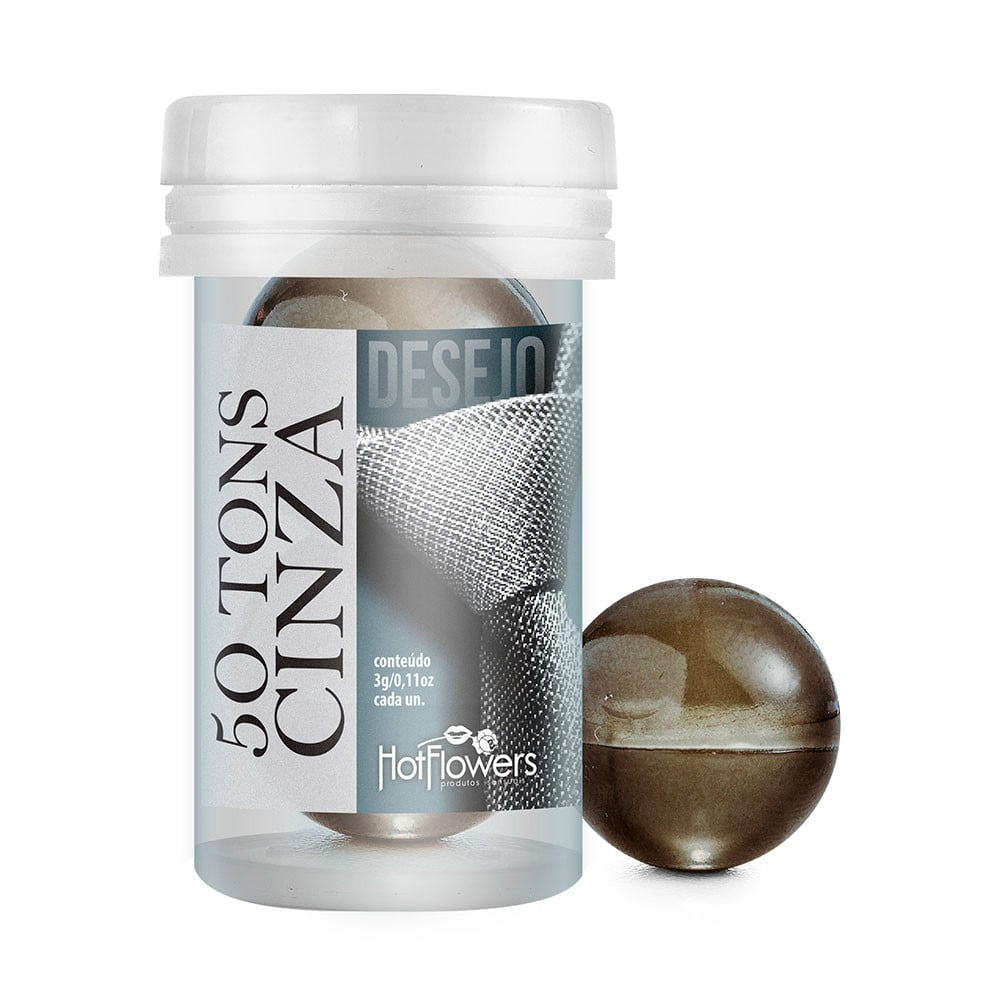 Bolinha dupla hot ball Funcional 50 Tons De Cinza.