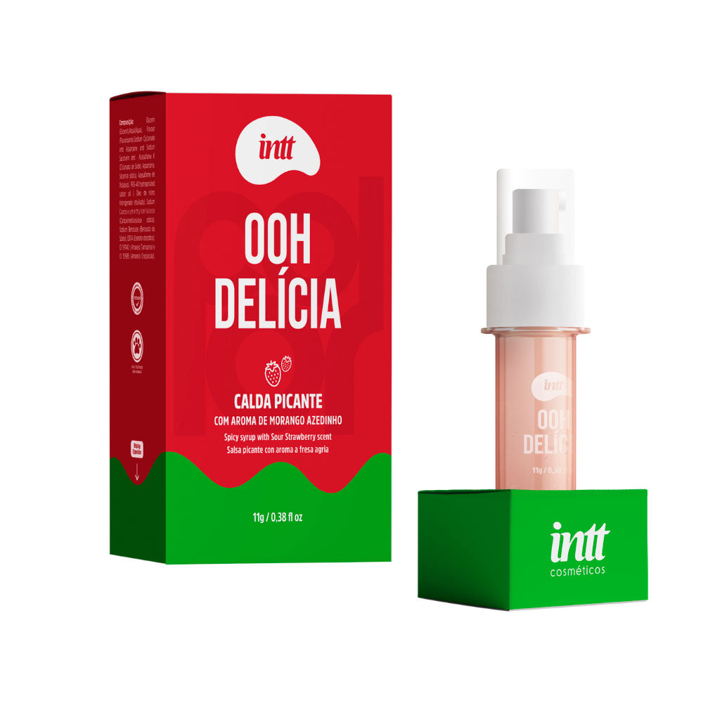 Calda Picante Gel Beijável para Sexo Oral - Ooh Delícia - Intt