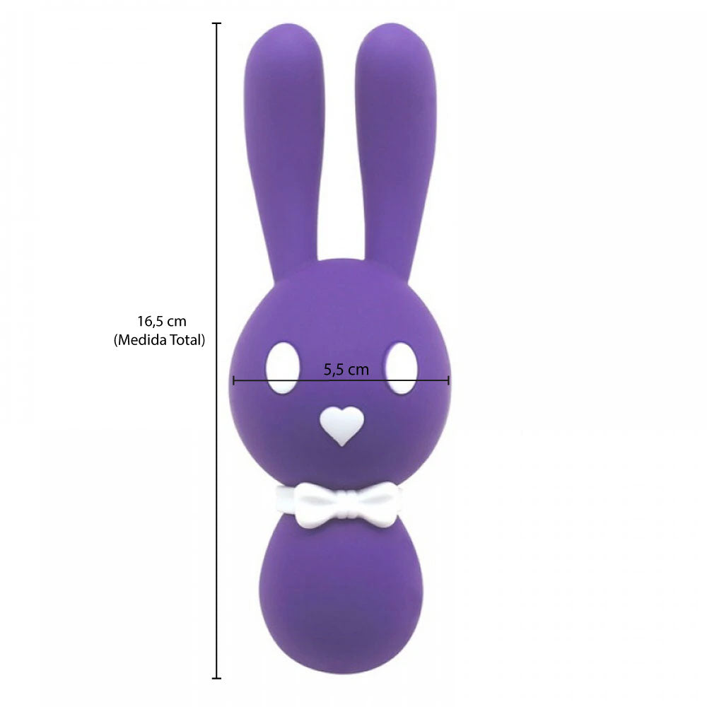 Vibrador em Formato de Coelhinho Recarregável com 10 Vibrações