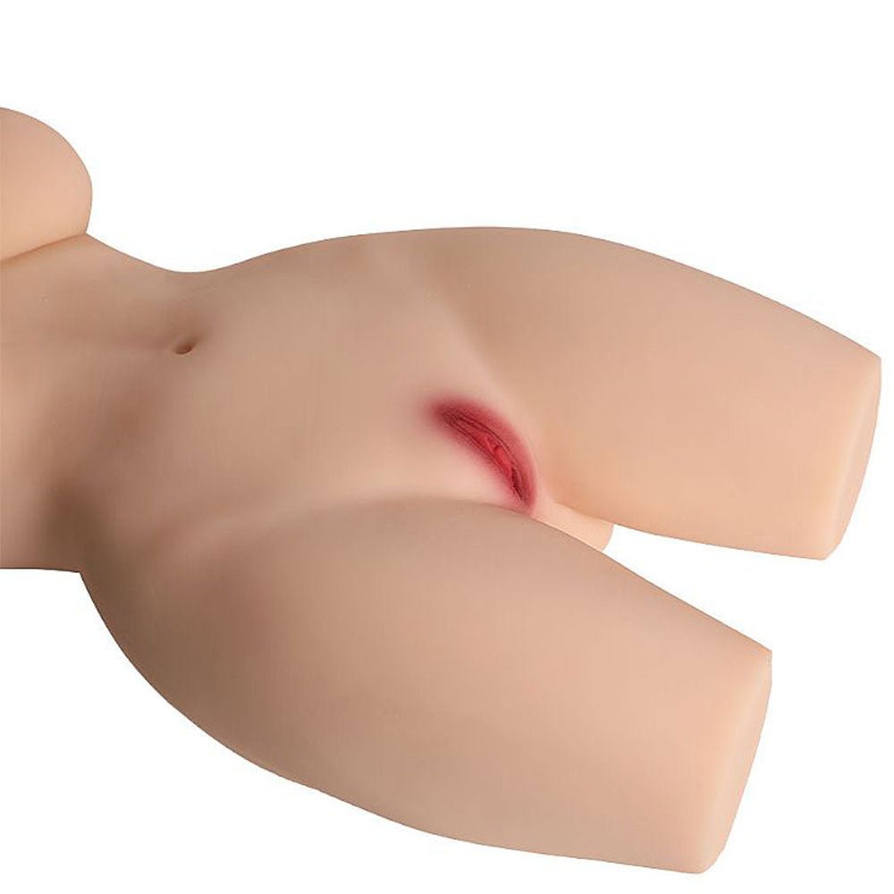 Masturbador Masculino Cyberskin em Formato de Meio Corpo Realístico