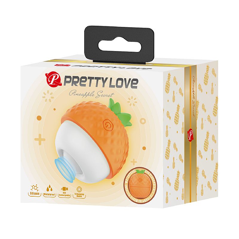 Vibrador de Clitóris com Tapping - Abacaxi