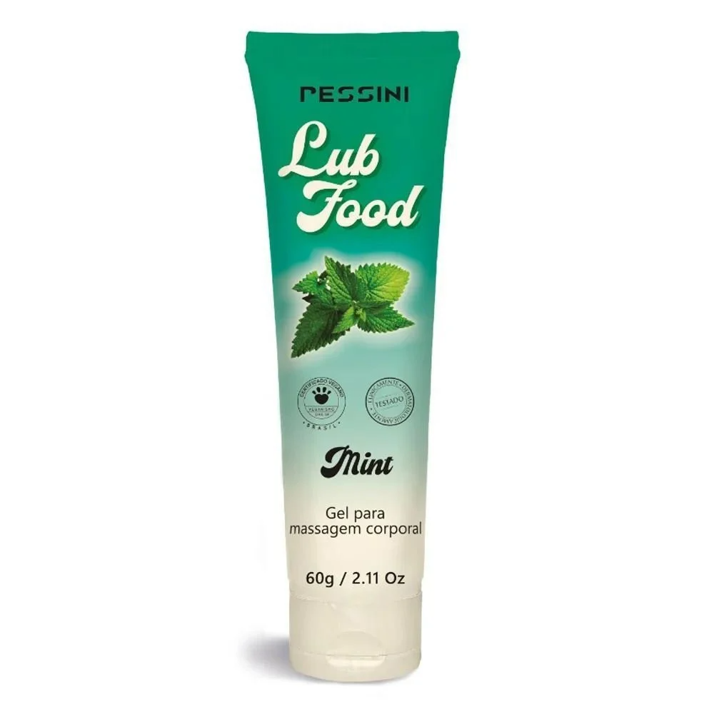 Lub Food Lubrificante Corporal Beijável 60g Pessini