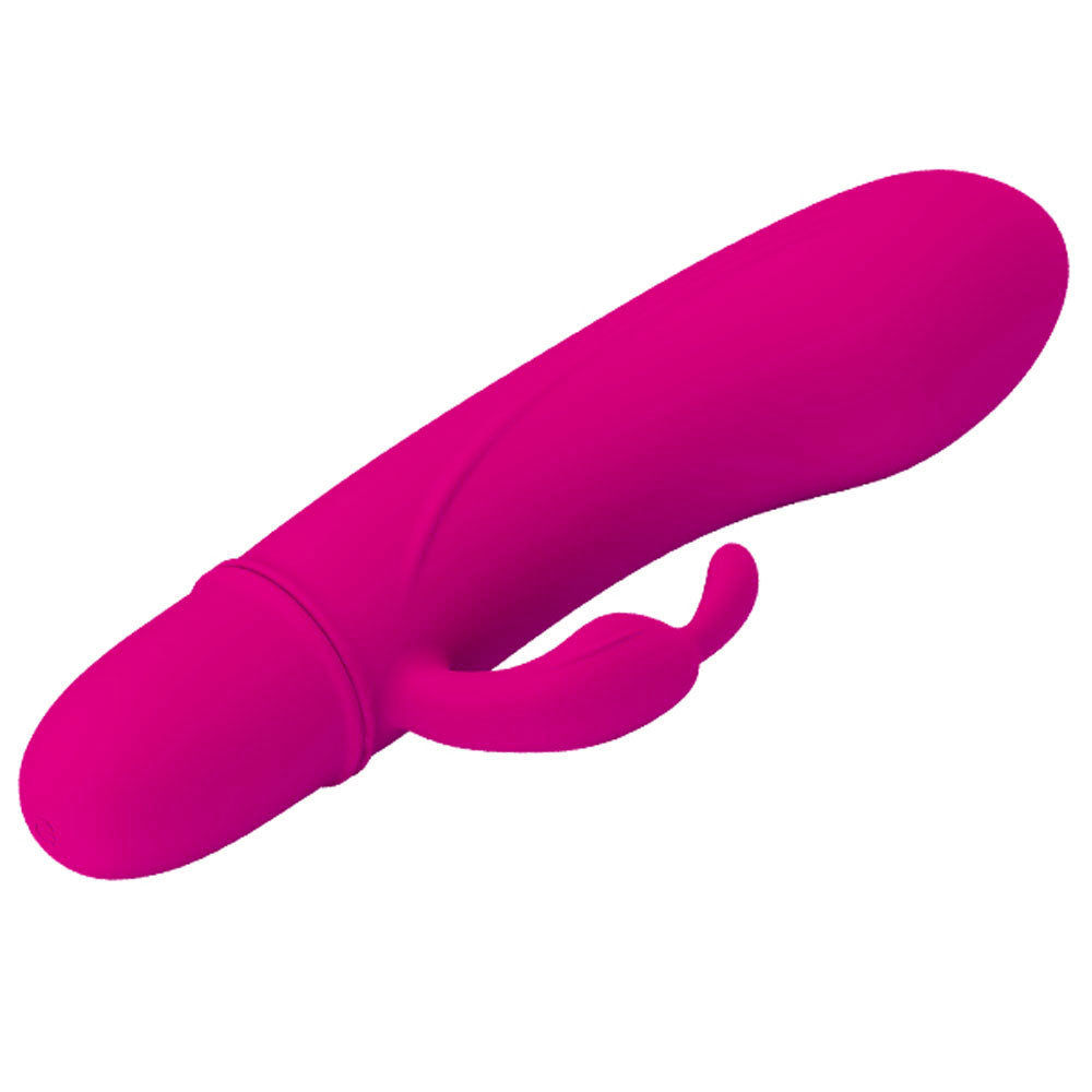Vibrador Duplo com 10 Funções de Vibração Caesar Soft Touch 12 cm x 2,5 cm - Coleção Pretty Love