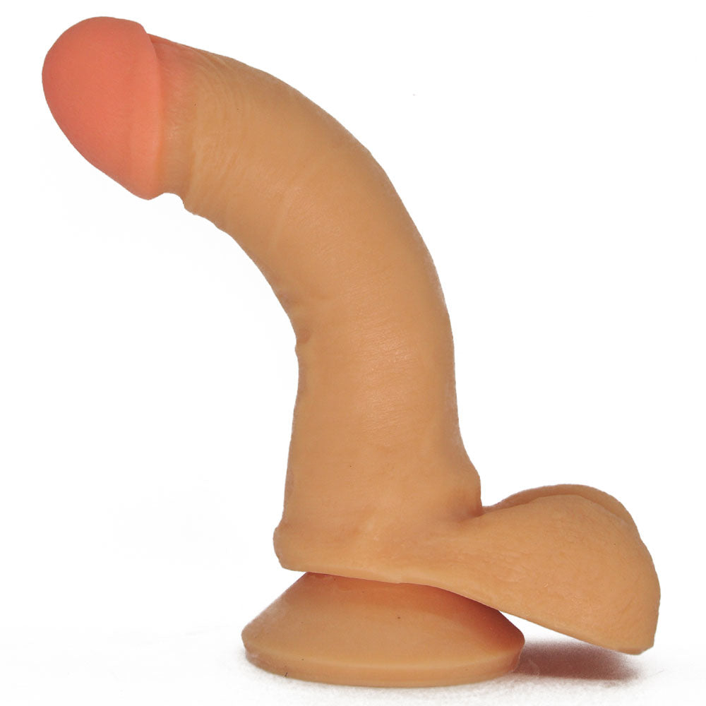 Pênis Magic Cyberskin com Escroto e Esqueleto 18 cm x 4,5 cm