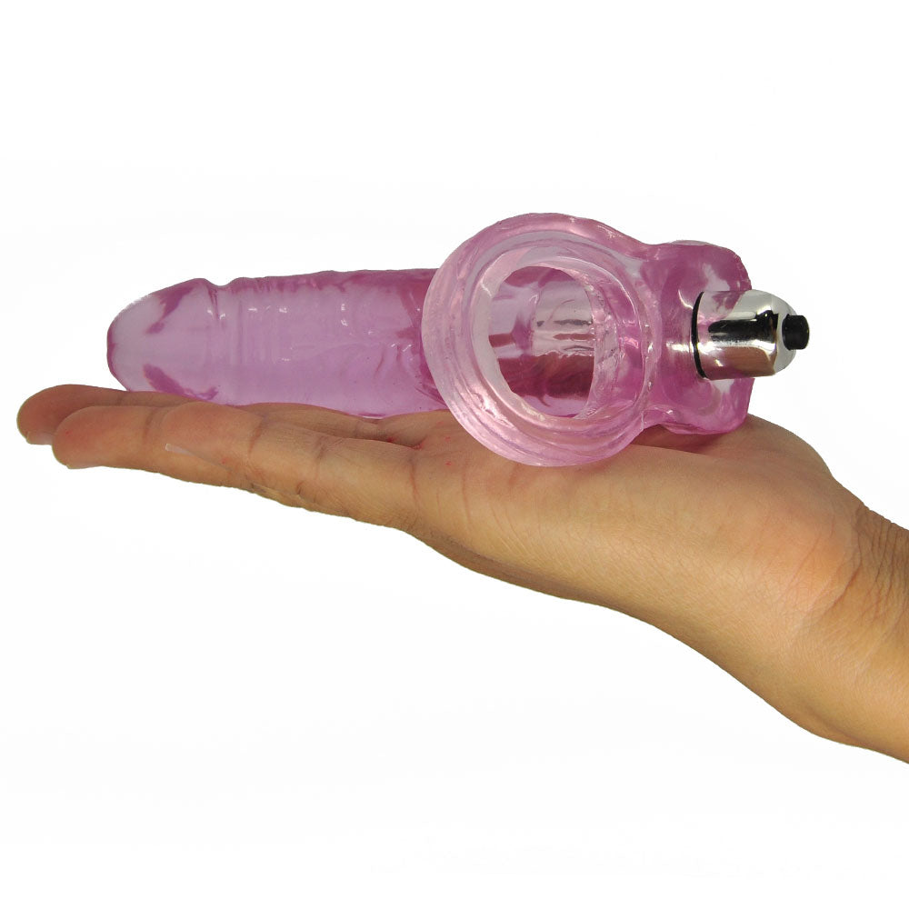 Anel Companheiro bege com Vibração 12,5 cm x 3,5 cm