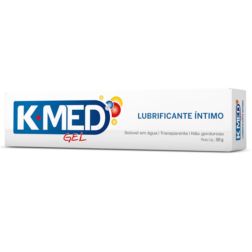 Gel Lubrificante Íntimo Bisnaga a Base D'Água K-MED 50g