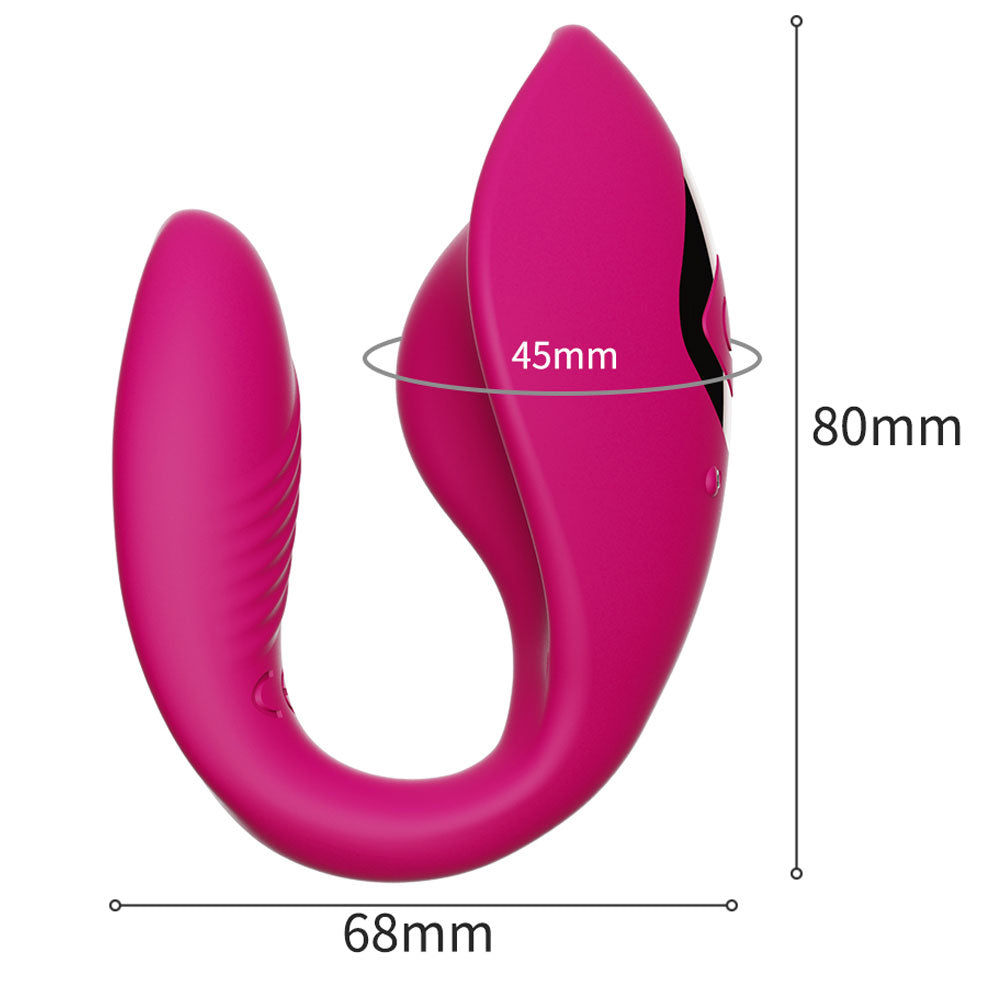 Vibrador para Casais com Controle e 7 Modos de Vibração