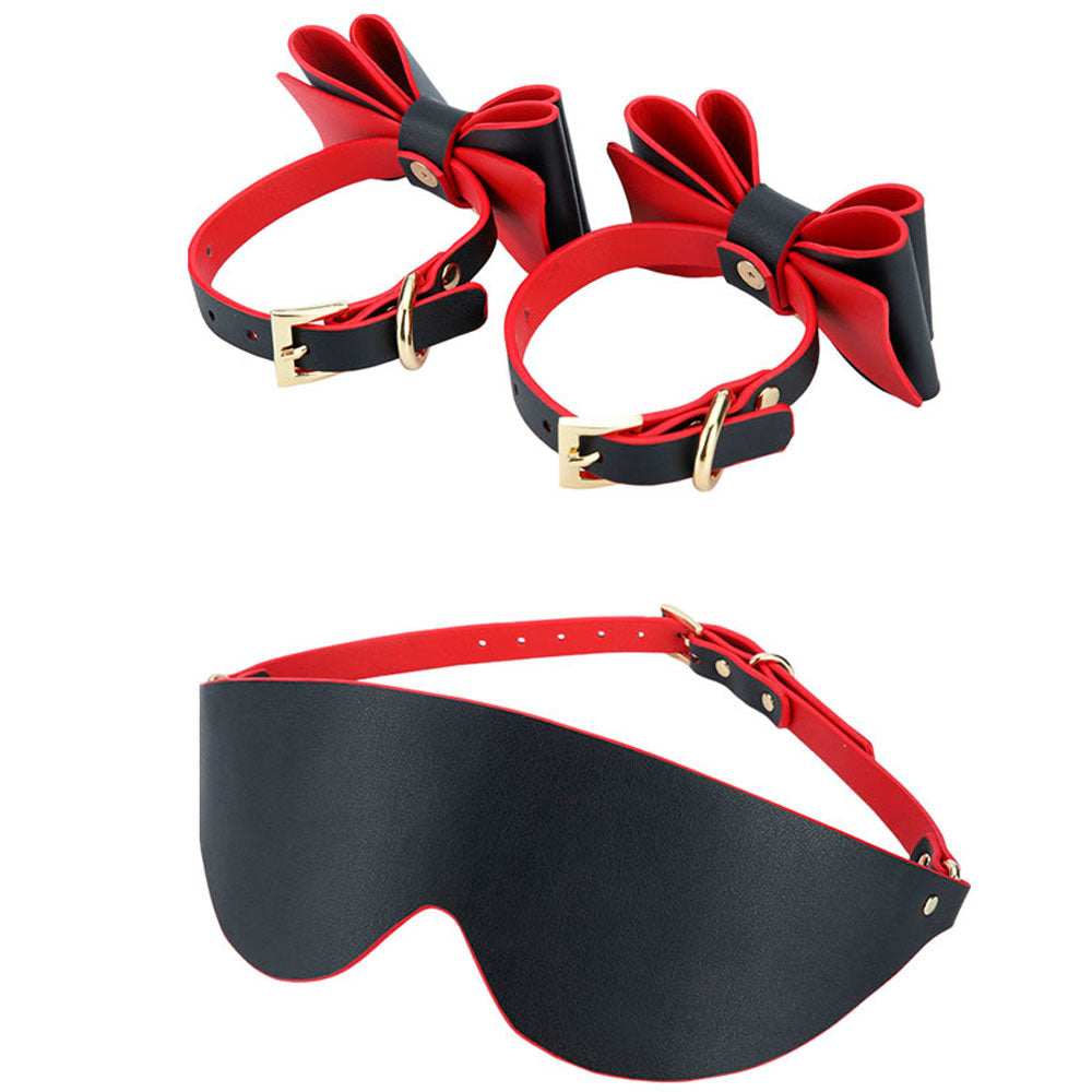 Kit Sado Bondage Premium com Detalhes em Laço Borboleta