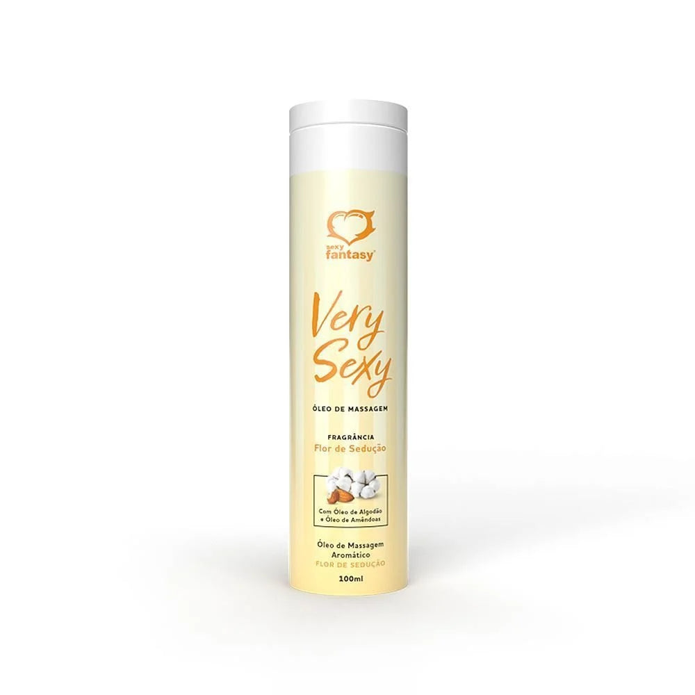 VERY SEXY ÓLEO DE MASSAGEM FLOR DE SEDUÇÃO 100ML SEXY FANTASY