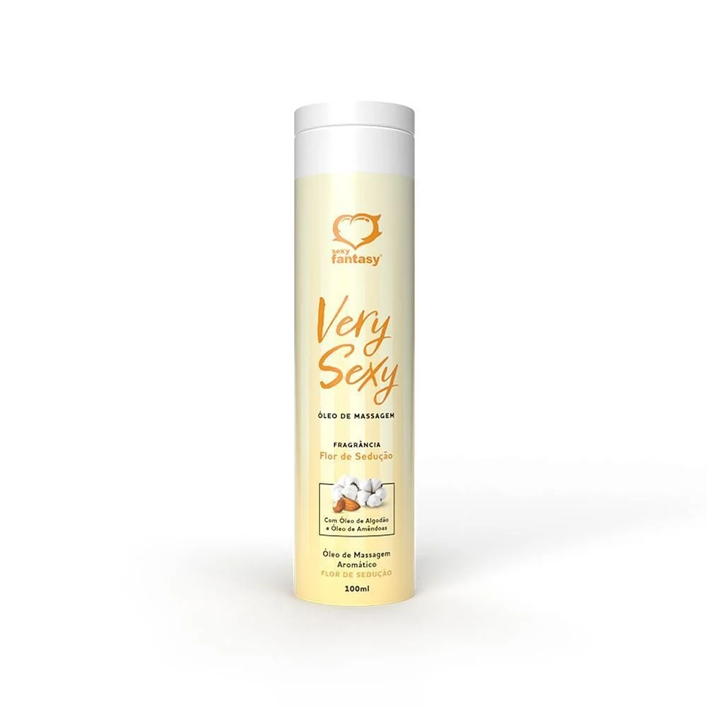 VERY SEXY ÓLEO DE MASSAGEM FLOR DE SEDUÇÃO 100ML SEXY FANTASY