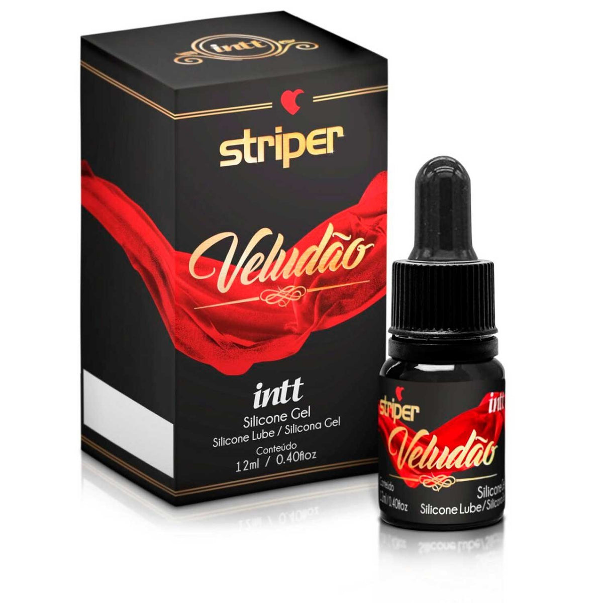 Striper Veludão Lubrificante Siliconado 12ml