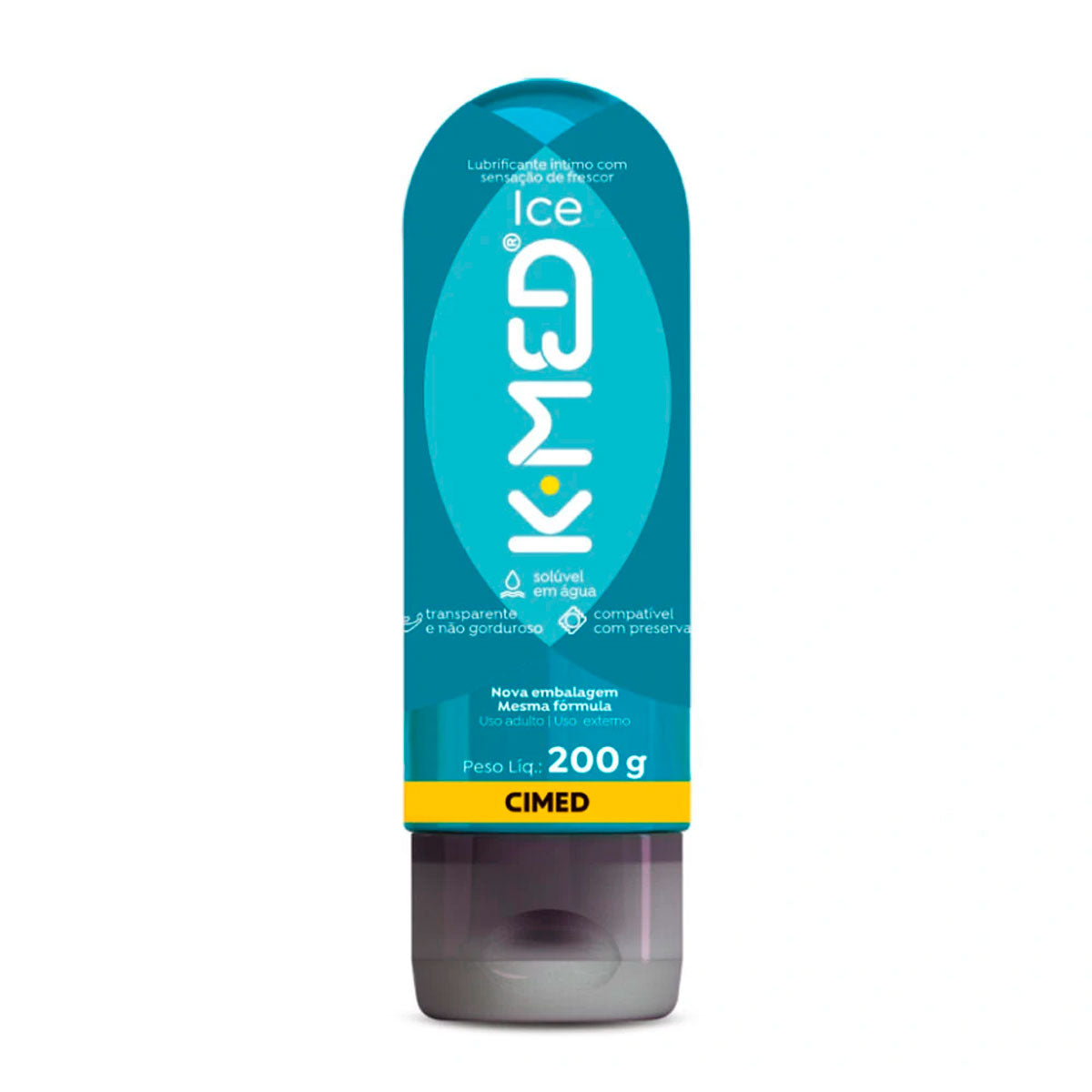 Lubrificante Íntimo K-Med em Gel com Efeito Ice 200g