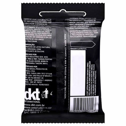 Preservativo Extra Grande Prudence com 3 Unidades
