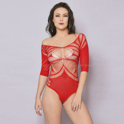 Body Sensual Troublemaker em Microfibra - Yaffa Lingerie