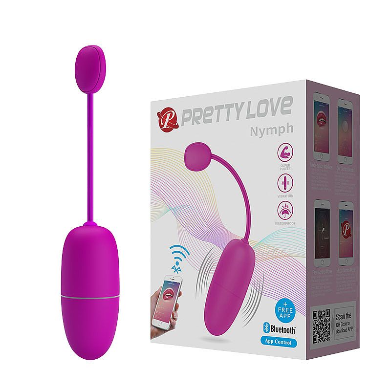 Vibrador Bullet Interativo por Aplicativo Nymph- Pretty Love