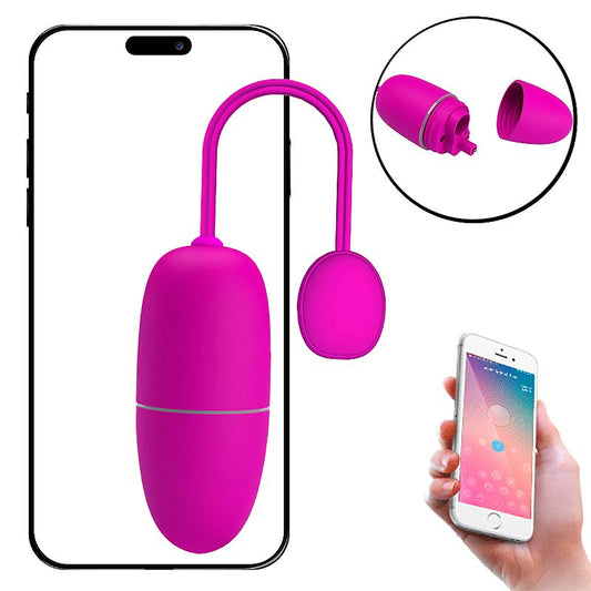 Vibrador Bullet Interativo por Aplicativo Nymph- Pretty Love