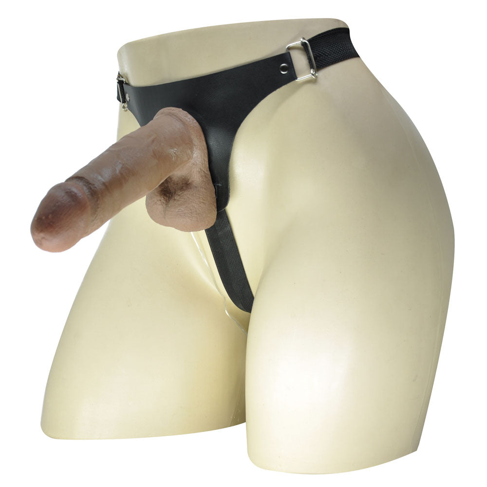 Cinta com Pênis em Cyberskin 19 cm x 4,5 cm