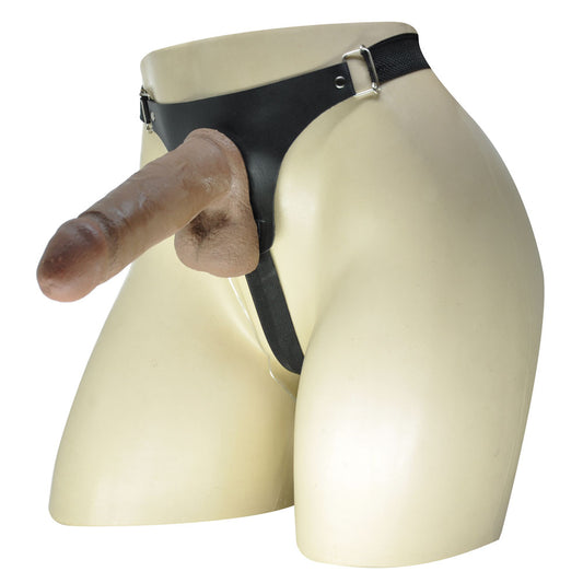 Cinta com Pênis em Cyberskin 19 cm x 4,5 cm