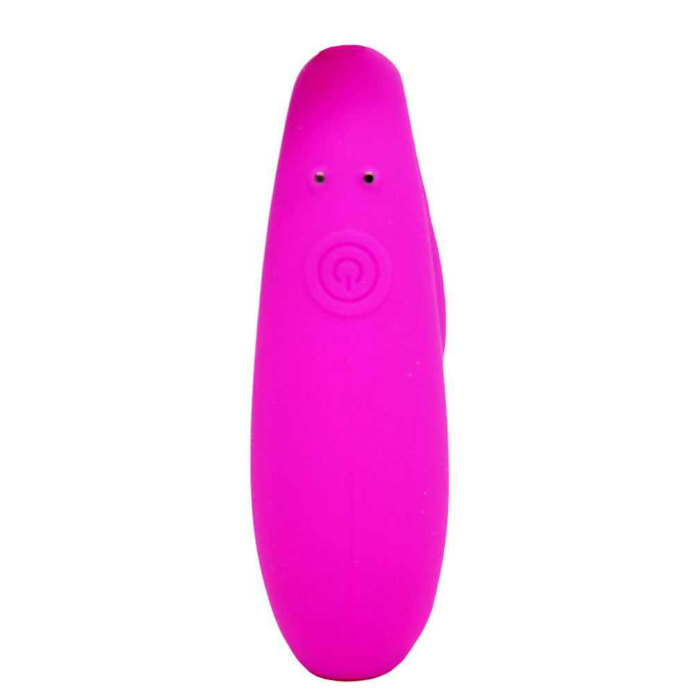 Estimulador Duplo em Silicone Macio Pulsador de Clitóris com Controle