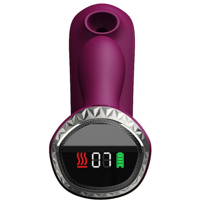 Vibrador de Ponto G e Clitóris / Pulsação - Com tela de LCD e Recarregável