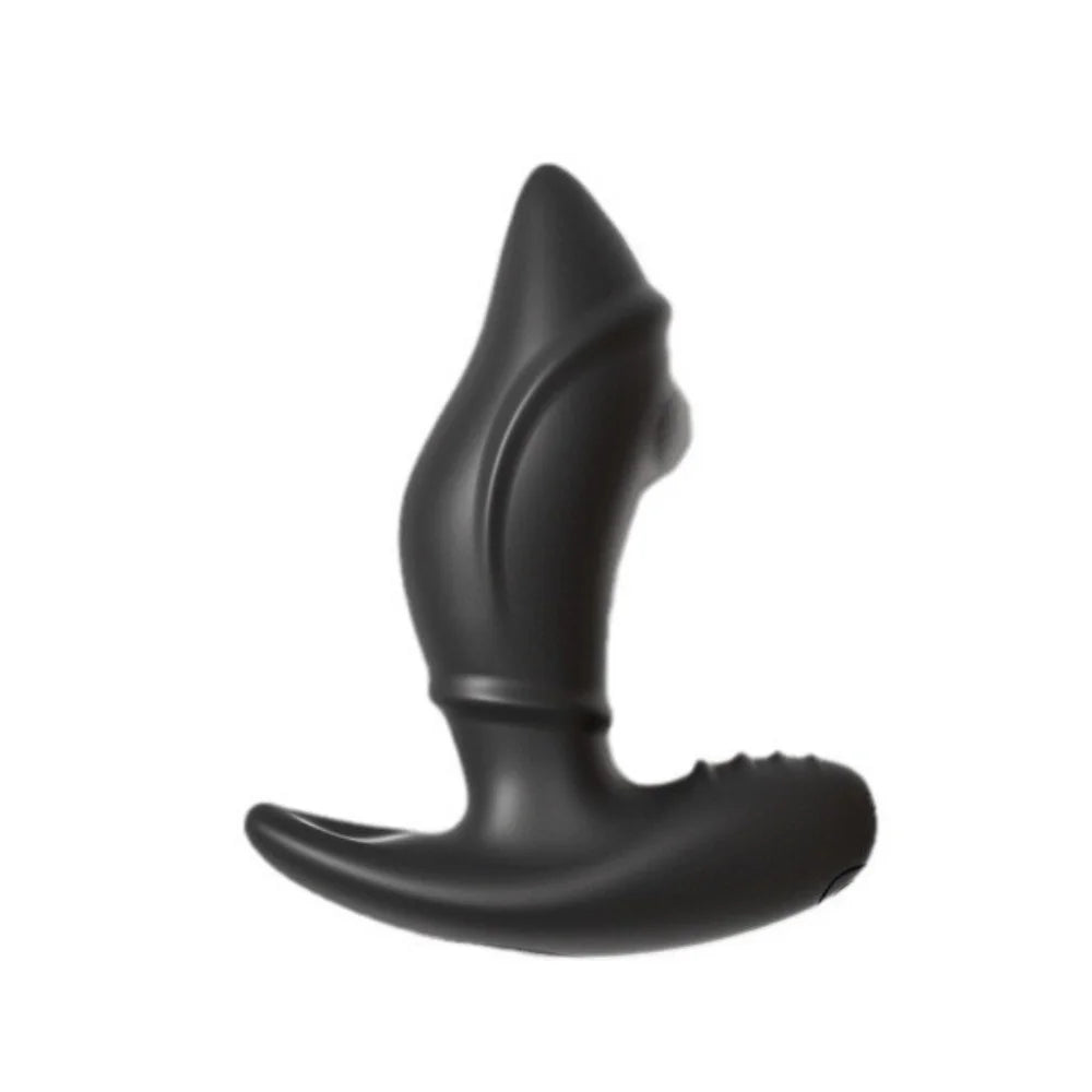 Plug anal vibratório em silicone com controle remoto