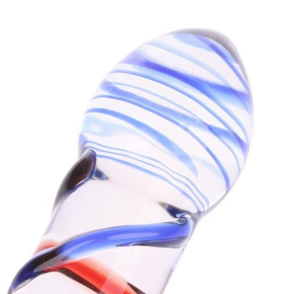 Plug anal escalonado de vidro