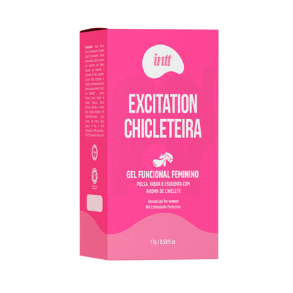 Gel Excitante Funcional Feminino - Excitation Chicleteira Intt