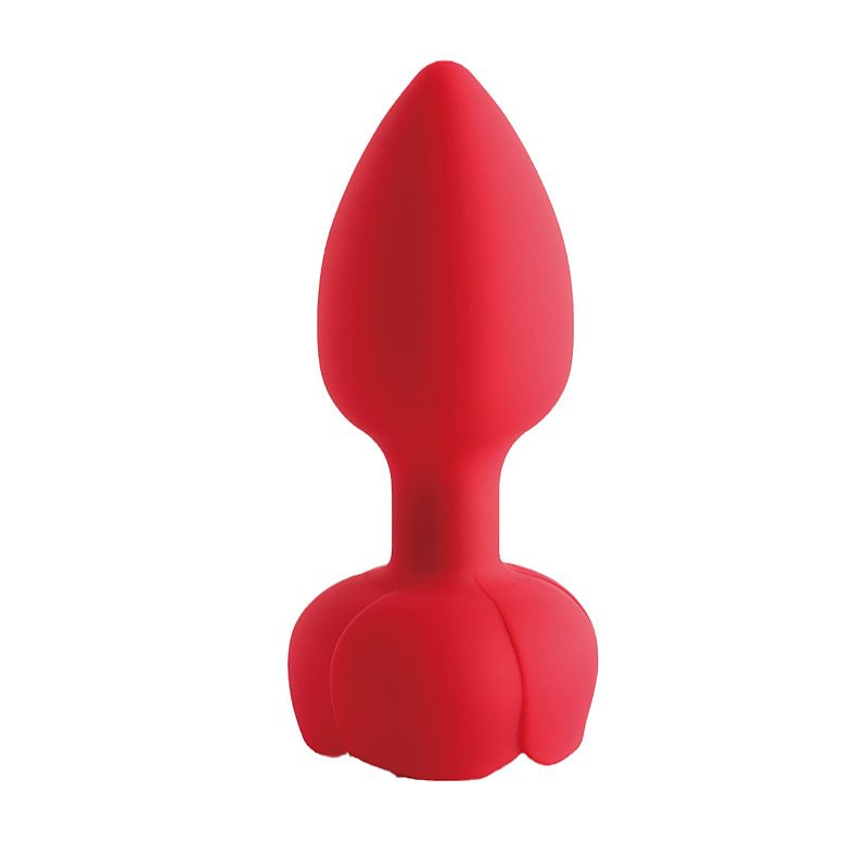 Plug anal com Led em silicone com vibrador e Controle Remoto