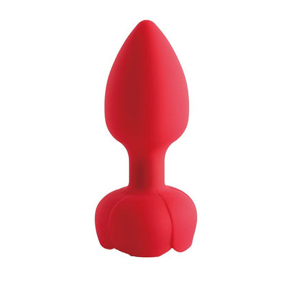 Plug anal com Led em silicone com vibrador e Controle Remoto