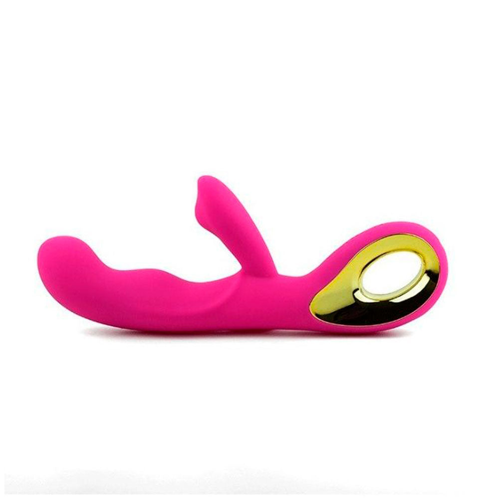 Vibrador Duplo Estimulador de Ponto G e Clitóris com Alça - Sex Angel