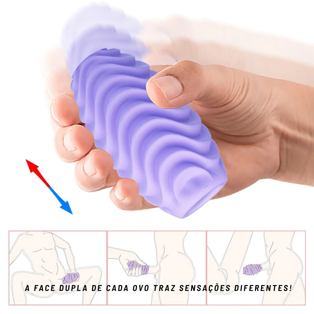 Masturbador Egg Double Side Texturizado - Pretty Love