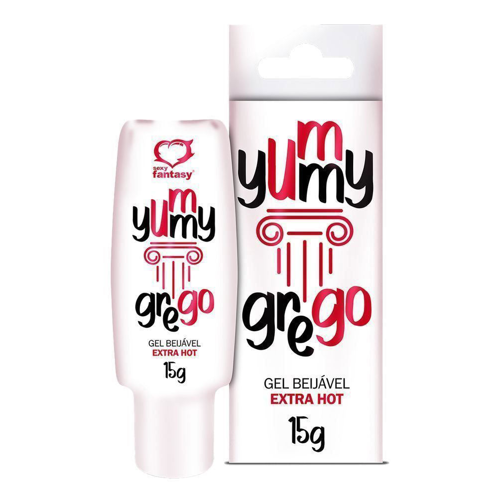 Gel Beijável Yummy Grego Extra Hot 15g