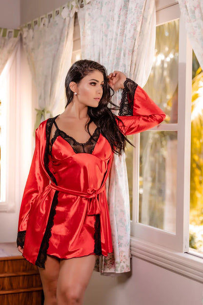 Camisola Sem Bojo em Cetim - Gloss Spam