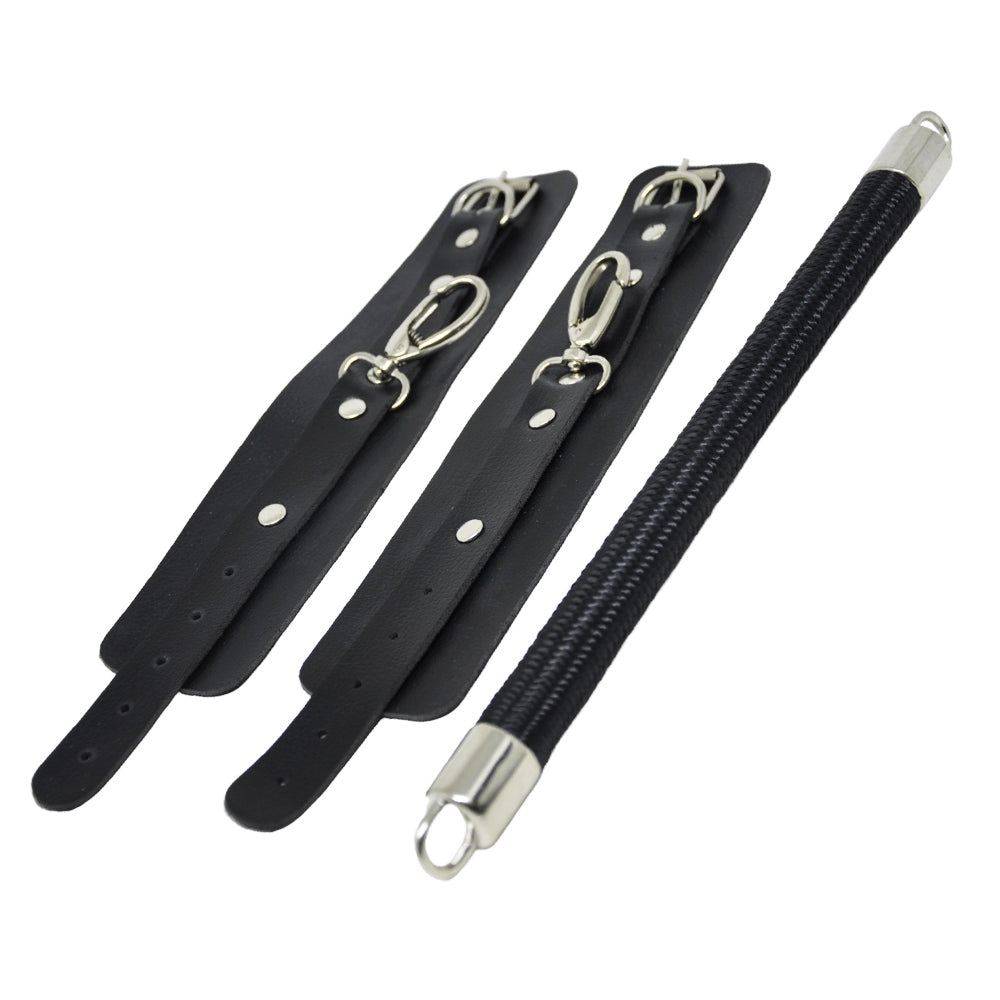 Separador de Braços com Algemas em Couro - 25 cm