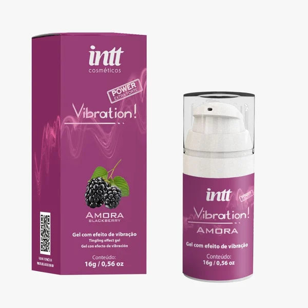 Vibrador Líquido Gel Sabor Amora Extra Forte