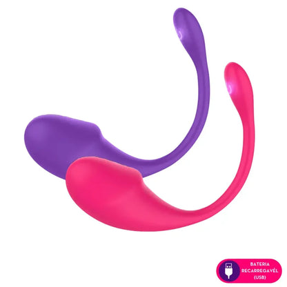 Vibrador em Formato de Glande por Aplicativo