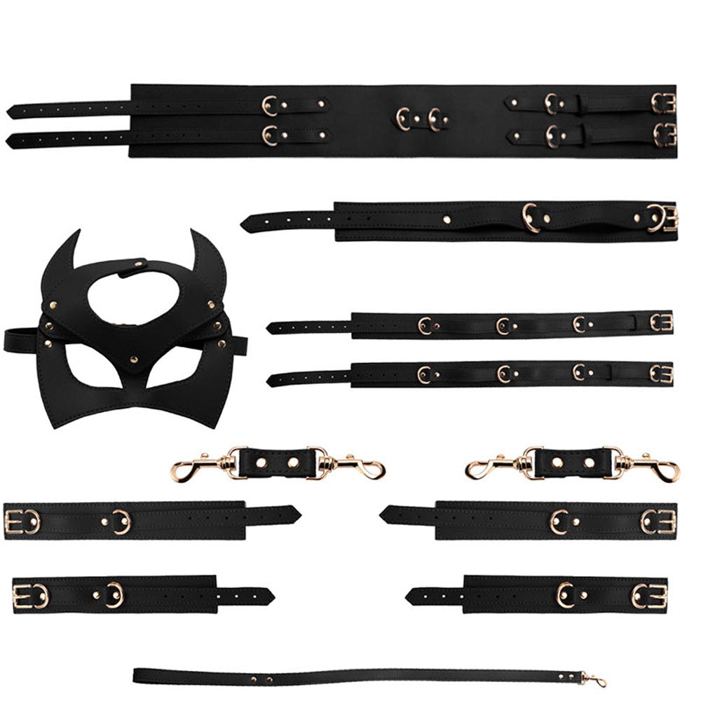 Kit Sado Bondage Luxo Daredevil - 7 Peças