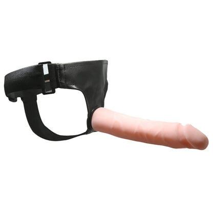 Cinta em Elastano com Pênis Articulável em Cyberskin Ultra Passionate Harness 22 cm x 4,5 cm