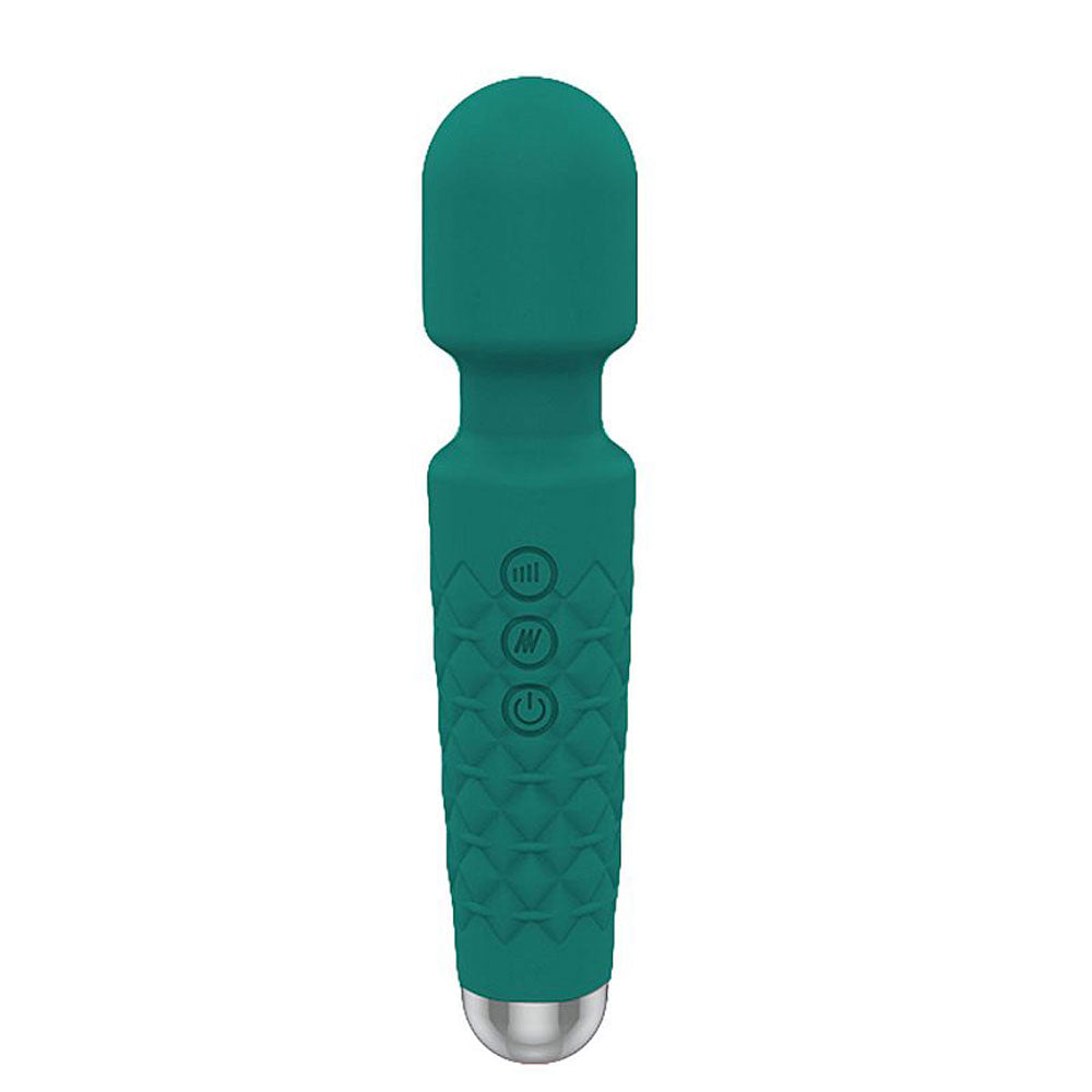 Mini Varinha Mágica Toque Aveludado 20 Vibrações Recarregável