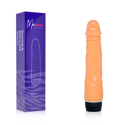 Prótese Peniana Realística com Vibro e Glande Saliente 20 x 3,5 cm