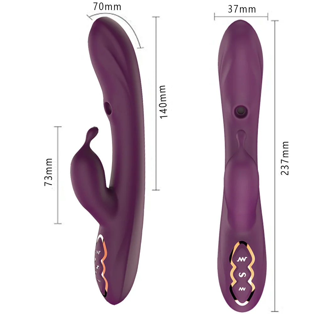 Vibrador triplo estimulação