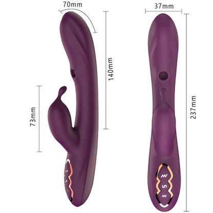 Vibrador triplo estimulação