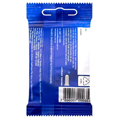 Preservativo Blowtex Action Texturizado Com 3 Unidades